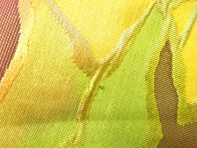  抽象模様織出し名古屋帯